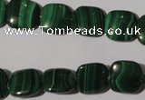 CMN294 15.5 inches 12*12mm square natural malachite beads wholesale