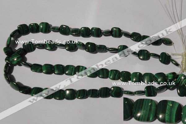 CMN294 15.5 inches 12*12mm square natural malachite beads wholesale