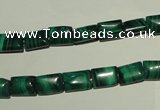 CMN310 15.5 inches 6*8mm rectangle natural malachite beads wholesale