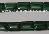 CMN314 15.5 inches 10*14mm rectangle natural malachite beads wholesale