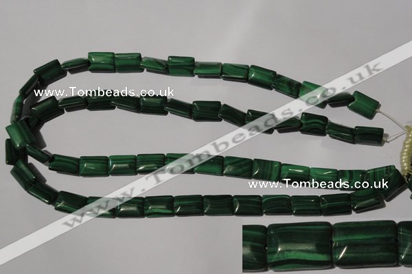 CMN314 15.5 inches 10*14mm rectangle natural malachite beads wholesale