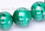 CMN41 AB grade 12mm round natural malachite beads Wholesale