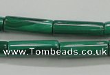 CMN411 15.5 inches 4*13mm tube natural malachite beads wholesale