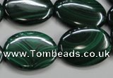 CMN437 15.5 inches 18*25mm oval natural malachite beads wholesale