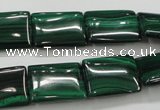 CMN445 15.5 inches 13*18mm rectangle natural malachite beads