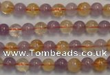 CMQ215 15.5 inches 6mm round multicolor quartz gemstone beads