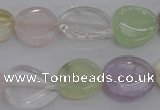 CMQ260 15.5 inches 12*14mm -14*16mm freeform multicolor quartz beads