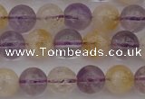 CMQ312 15.5 inches 8mm round citrine & amethyst beads wholesale