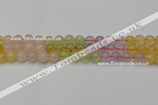 CMQ323 15.5 inches 10mm round mixed quartz beads wholesale