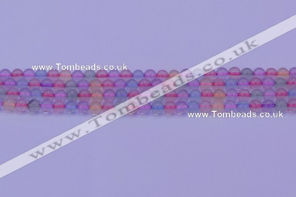 CMQ331 15.5 inches 6mm round colorful quartz beads wholesale