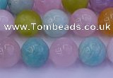 CMQ343 15.5 inches 10mm round mixed quartz gemstone beads