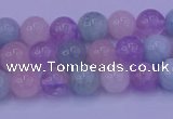 CMQ351 15.5 inches 6mm round mixed quartz beads wholesale