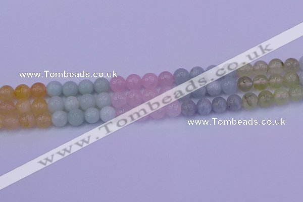 CMQ362 15.5 inches 8mm round rainbow quartz beads wholesale