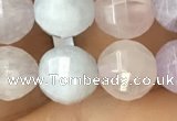 CMQ423 15.5 inches 10mm faceted round natural mixed quartz beads