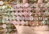 CMQ535 15.5 inches 10mm faceted round colorfull quartz beads