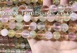 CMQ536 15.5 inches 12mm faceted round colorfull quartz beads