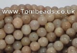 CMS02 15.5 inches 6mm round moonstone gemstone beads wholesale