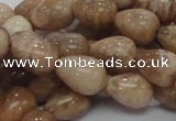 CMS10 15.5 inches 10*14mm teardrop moonstone gemstone beads wholesale