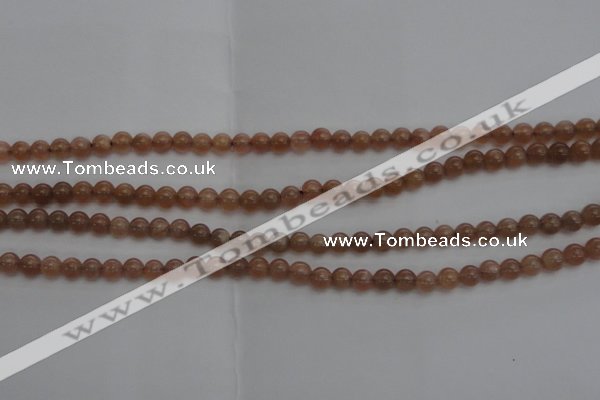 CMS1000 15.5 inches 4mm round AA grade moonstone gemstone beads