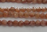 CMS1010 15.5 inches 4mm faceted round AA grade moonstone beads