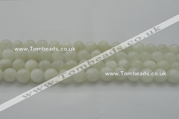 CMS1032 15.5 inches 8mm round A grade white moonstone beads