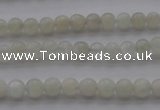 CMS1050 15.5 inches 4mm round grey moonstone beads wholesale