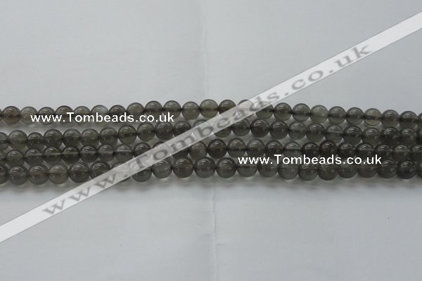 CMS1071 15.5 inches 6mm round grey moonstone beads wholesale