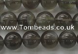 CMS1072 15.5 inches 8mm round grey moonstone beads wholesale