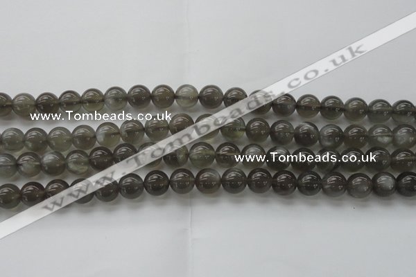 CMS1072 15.5 inches 8mm round grey moonstone beads wholesale