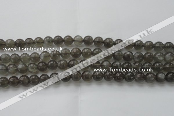 CMS1073 15.5 inches 10mm round grey moonstone beads wholesale