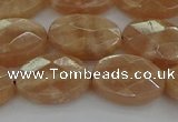 CMS1106 15.5 inches 12*16mm faceted oval moonstone gemstone beads