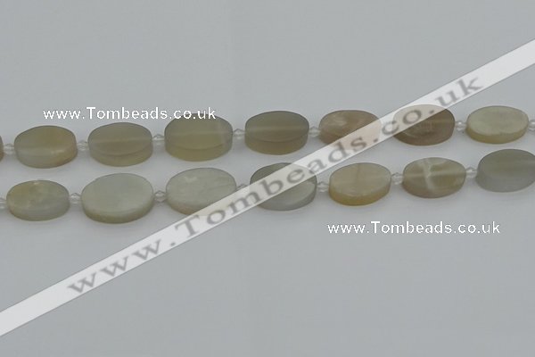 CMS1142 15.5 inches 15*22mm oval moonstone gemstone beads