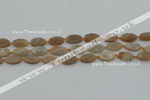 CMS1144 15.5 inches 12*20mm oval moonstone gemstone beads