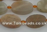 CMS1145 15.5 inches 15*20mm oval moonstone gemstone beads