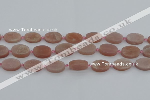 CMS1148 15.5 inches 15*22mm oval moonstone gemstone beads