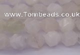 CMS1154 15.5 inches 8mm faceted nuggets white moonstone beads