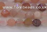 CMS1166 15.5 inches 6mm faceted round rainbow moonstone beads