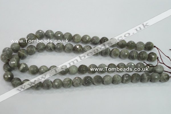 CMS125 15.5 inches 12mm faceted round moonstone gemstone beads