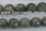 CMS126 15.5 inches 14mm faceted round moonstone gemstone beads