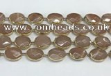 CMS1346 7.5 inches 15*20mm faceted oval moonstone beads