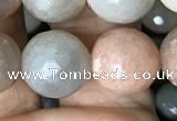 CMS1459 15.5 inches 12mm faceted round AB-color moonstone beads