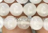 CMS1462 15.5 inches 8mm round white moonstone beads wholesale