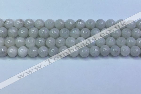 CMS1490 15.5 inches 6mm round white moonstone beads wholesale
