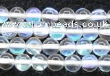 CMS1501 15.5 inches 6mm round synthetic moonstone beads wholesale