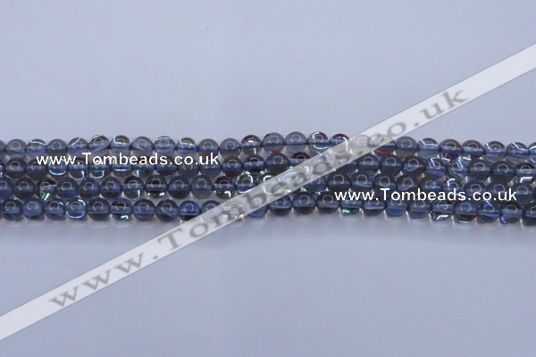 CMS1511 15.5 inches 6mm round synthetic moonstone beads wholesale