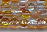 CMS1532 15.5 inches 8mm round synthetic moonstone beads wholesale