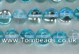 CMS1552 15.5 inches 8mm round synthetic moonstone beads wholesale