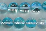 CMS1554 15.5 inches 12mm round synthetic moonstone beads wholesale