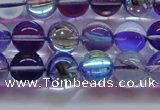 CMS1573 15.5 inches 10mm round synthetic moonstone beads wholesale