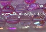 CMS1594 15.5 inches 12mm round synthetic moonstone beads wholesale